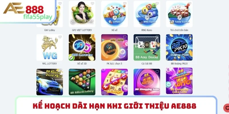 Kế hoạch dài hạn khi giới thiệu AE888