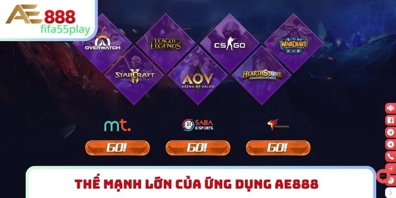 Thế mạnh lớn của ứng dụng AE888